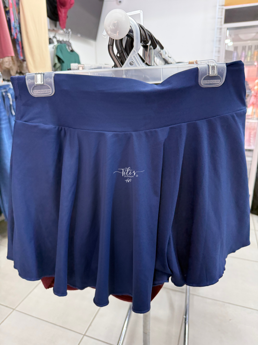 Short Falda Deportivo Azul