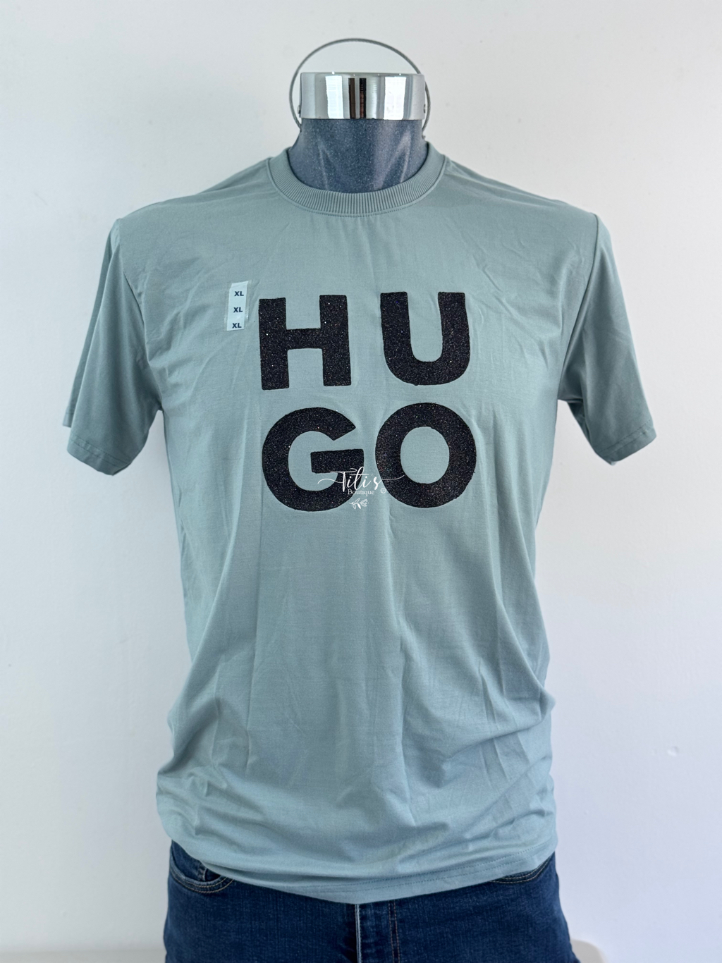 Playera Hugo Brillos Celeste