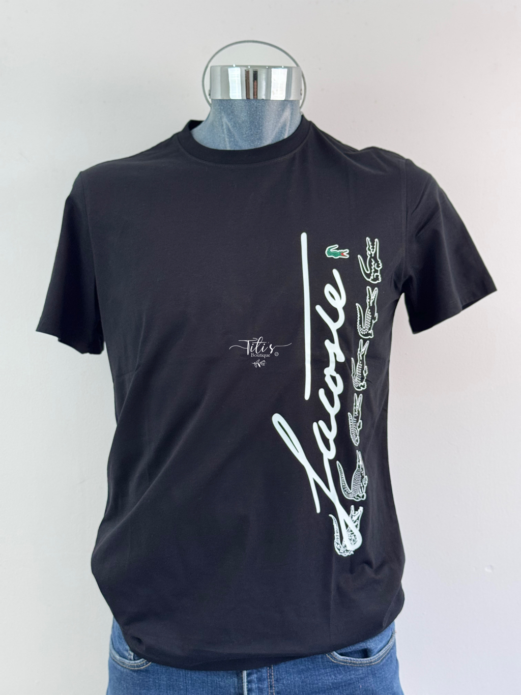 Playera Lacoste Negro