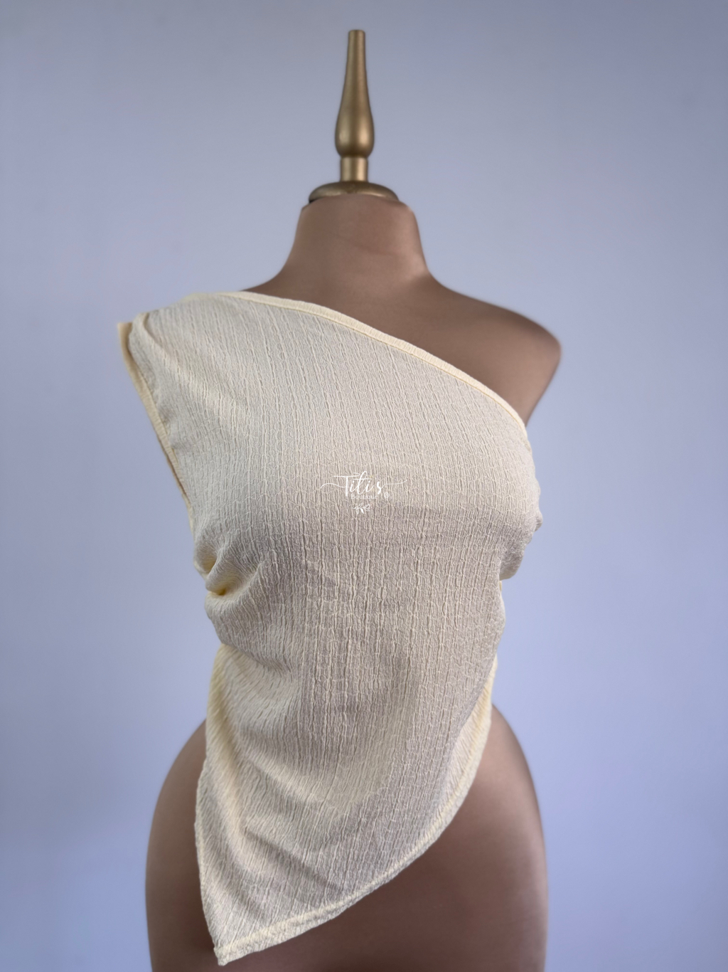 Blusa 1 Hombro Amarillo